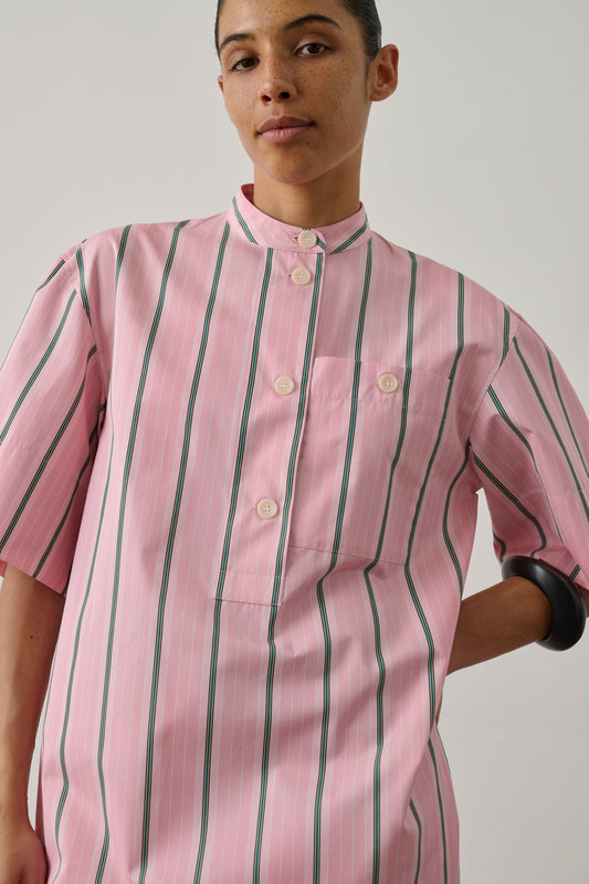 Robe Ilya - Rose/Gris - Coton - Femme