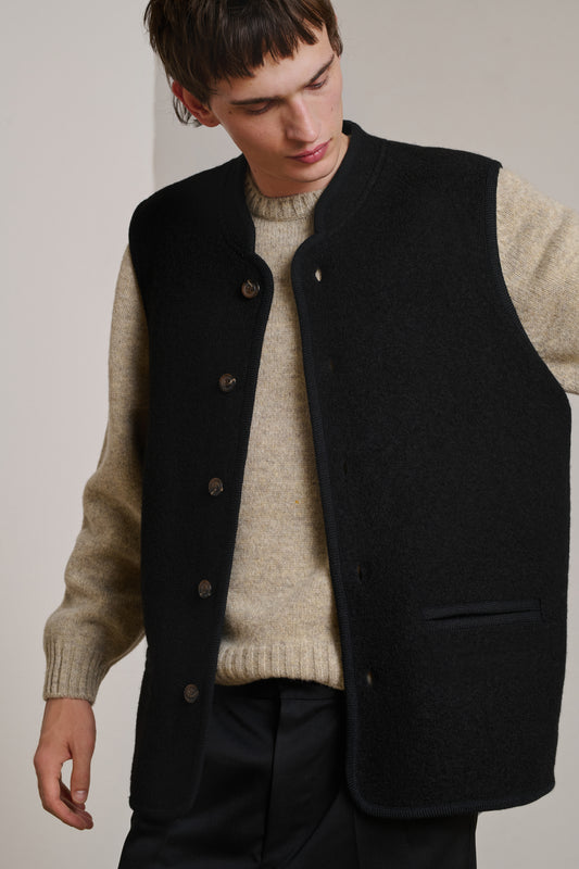 Veste Samuel - Noir - Laine - Homme