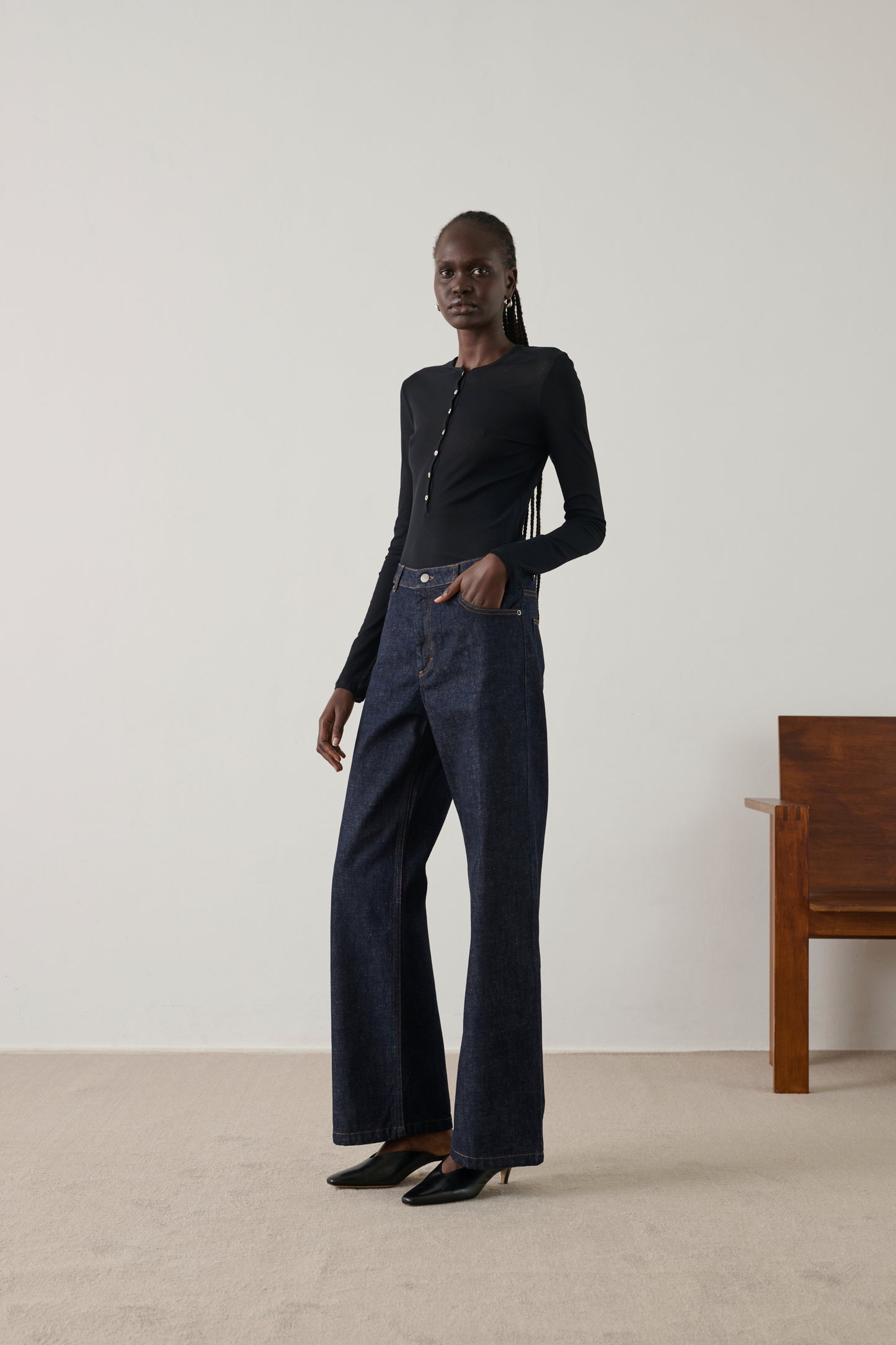 Jean Calvin - Brut - Denim - Femme